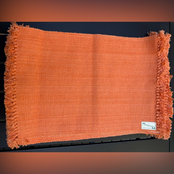 Park Designs Casual Classics Nectarine Woven Placemats, Set of 6 NWT - Picture 1 of 6